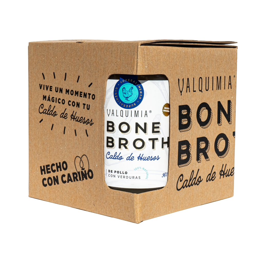 Pack x 4. Caldo de Hueso Pollo